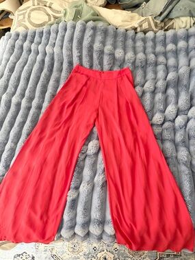 Charlotte Russe Hot Pink Wide-Leg Palazzo Pants